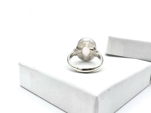 Bague quartz rose