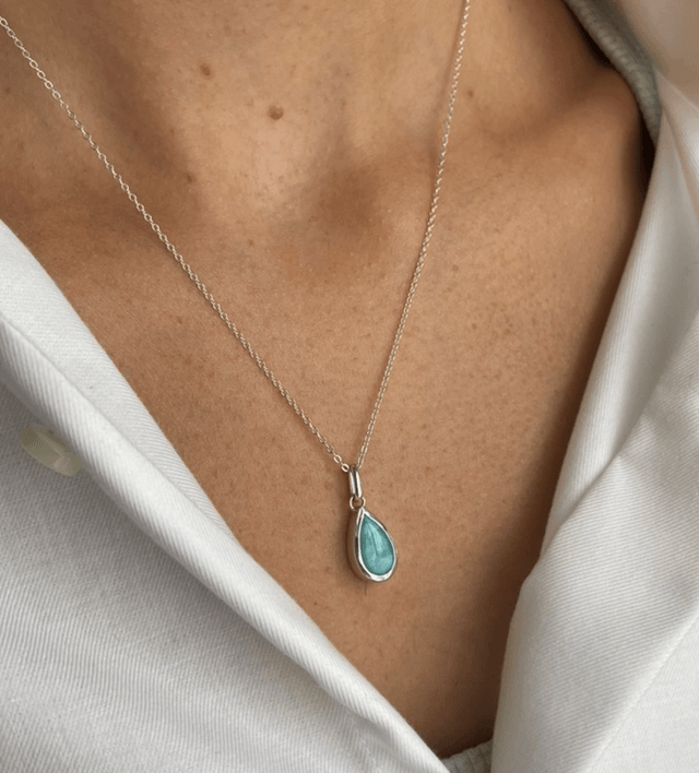 Pendentif larimar 