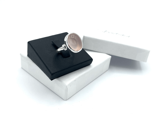 Bague quartz rose