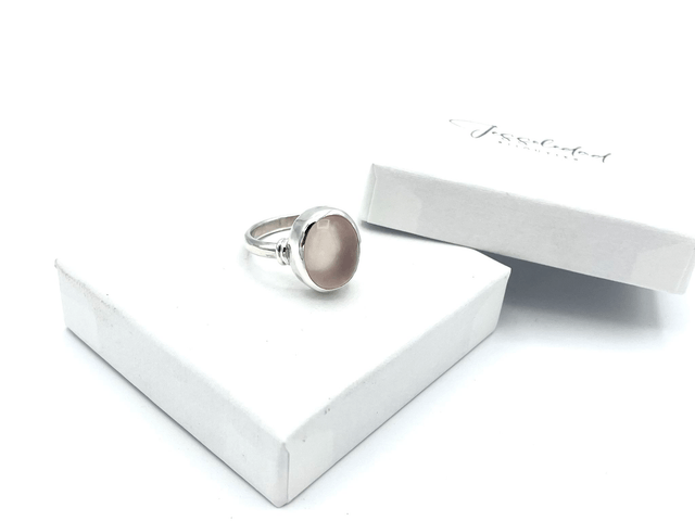 Bague quartz rose