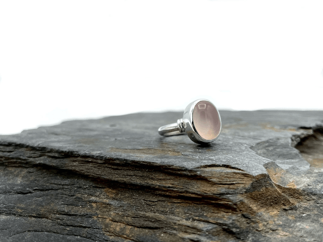 Bague quartz rose