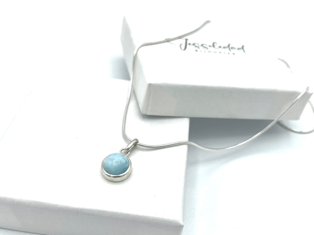Pendentif larimar 