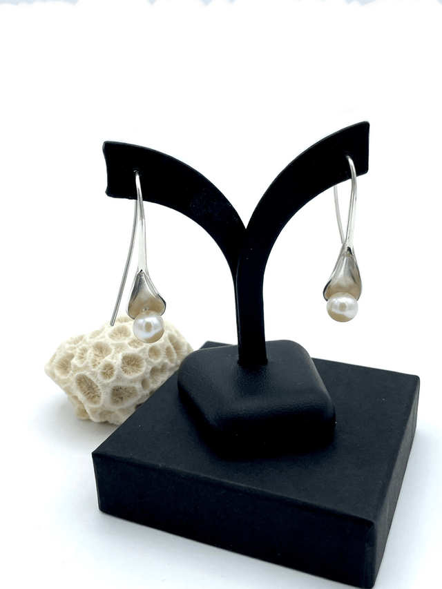 Boucles d’oreilles « Arum » longues