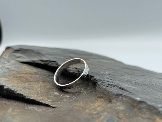 Anneau 1 franc semeuse en argent