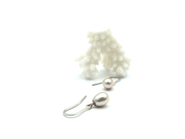 Boucles d’oreilles perles ovales