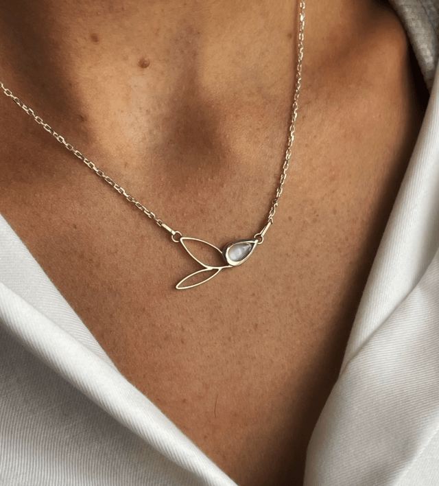 Pendentif pierre de lune